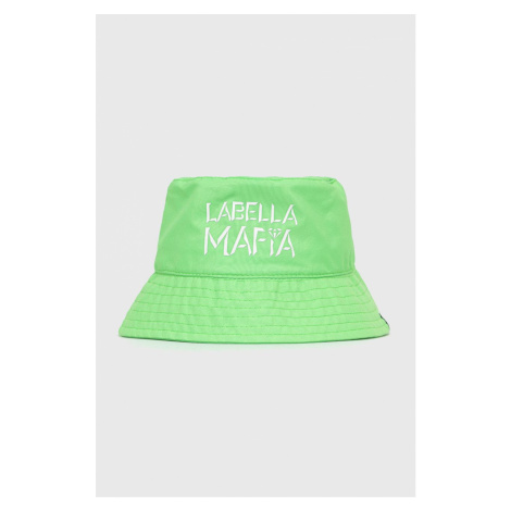Klobouk LaBellaMafia zelená barva, bavlněný