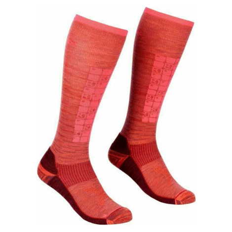 Ortovox Ski Compression Long W Blush Lyžařské ponožky