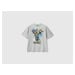 Benetton, T-shirt With Graffiti Print