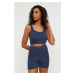 Trendyol Two-Piece Set - Navy blue - Fitted