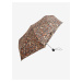 Černo-hnědý dámský deštník se zvířecím vzorem a technologií Stormwear™ Marks & Spencer