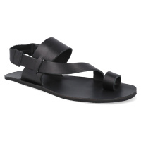 Barefoot dámské sandály Vivobarefoot - Opanka Sandal Womens Obsidian černé