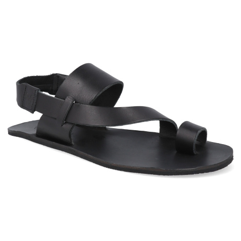 Barefoot dámské sandály Vivobarefoot - Opanka Sandal Womens Obsidian černé