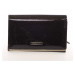 Luxusní kožená lakovaná černá peněženka - Lorenti 4112SH černá