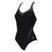 Arena ISABEL LIGHT CROSS BACK ONE PIECE Dámské plavky, černá, velikost