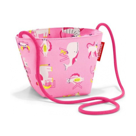 Dětská taštička přes rameno Reisenthel Minibag kids Abc friend pink