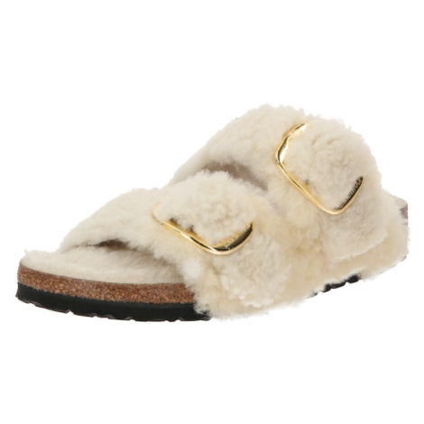 BIRKENSTOCK Pantofle zlatá / offwhite