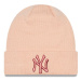 Kulich NEW ERA New York Yankees Metallic Womens Pink Beanie Hat