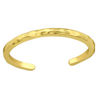 OLIVIE Stříbrný prsten na nohu GOLD 5787