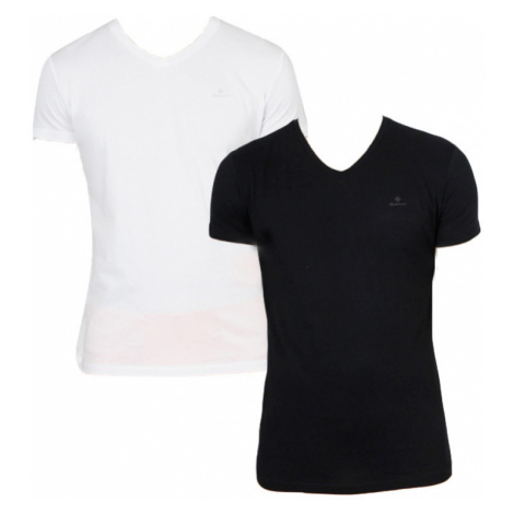 2PACK pánské tričko Gant černo/bílé (901002118-111)