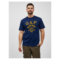 Tmavě modré pánské tričko GAP New York City