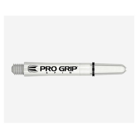 Násadky na šipky TARGET Pro Grip Spin střední 41mm, bílé, 9 ks
