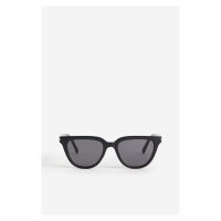 H & M - Sluneční brýle ve tvaru kočičích očí - černá