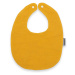 Mušelínový dětský bryndák New Baby mustard