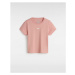 VANS Basic Mini T-shirt Women Pink, Size