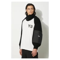 Vlněná šála Y-3 Nylon Scarf černá barva, IY9276