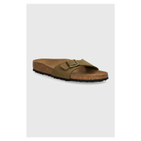 Pantofle Birkenstock Madrid dámské, zelená barva, 1027974