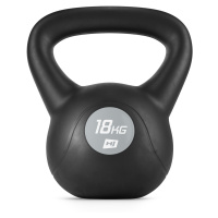 Vinylová činka Kettlebell 18kg Černá