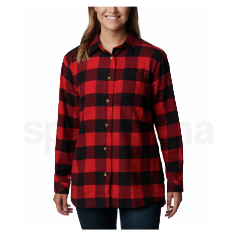 Columbia Holly Hideaway™ Flannel Shirt W 2012791658 - red lily/buffalo check