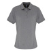 Premier Workwear Dámské polo triko PR616 Grey Melange -ca. Pantone 425c