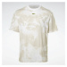 Reebok Sport Funkční tričko světle béžová / bílá
