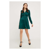 Šaty Answear Lab zelená barva, mini