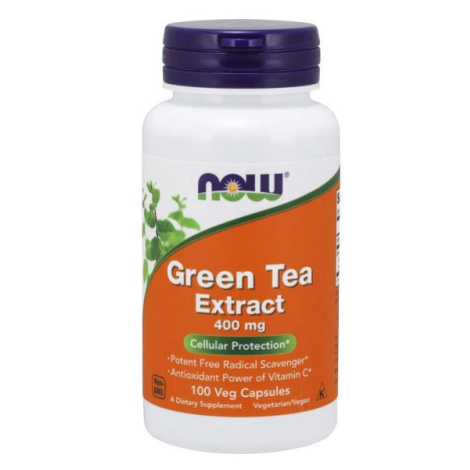 Now Foods Green Tea 400 mg 100 kapslí