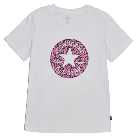 converse CHUCK TAYLOR ALL STAR LEOPARD PATCH TEE Dámské tričko US 10023438-A02