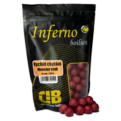 Carp inferno boilies pro rychlé chytání 250 g 16 mm monster crab