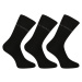 3PACK ponožky Pietro Filipi vysoké bambusové černé (3PBV001)