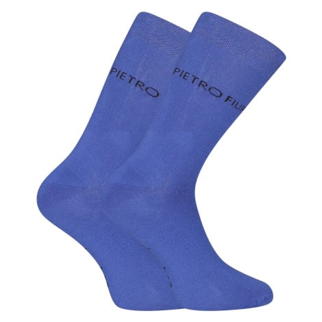Ponožky Pietro Filipi vysoké bambusové tmavě modré