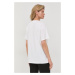 Bavlněné tričko MICHAEL Michael Kors bílá barva