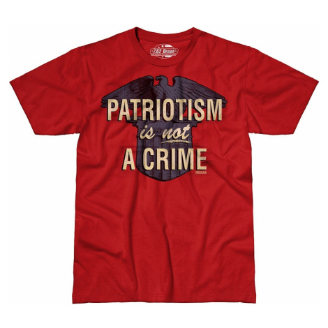 Pánské tričko 7.62 Design® Patriotism is not a Crime - červené