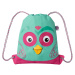 Dětský batůžek Affenzahn Kids Sportsbag Owl - turquoise