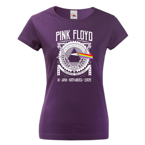 Dámské tričko s potiskem Pink Floyd - rockové tričko s potiskem Pink Floyd BezvaTriko