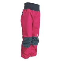 Letní softshellové kalhoty - růžové