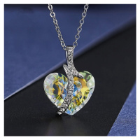Éternelle Exkluzivní náhrdelník Swarovski Elements Sophie - srdce NH1110-P0892B Barevná/více bar