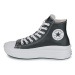 Converse CHUCK TAYLOR ALL STAR MOVE PLATFORM LEATHER Černá