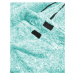 Plyšová melanžová dámská mikina v mátové barvě (HH008-41)