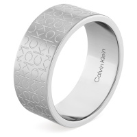 Calvin Klein Stylový ocelový prsten pro muže Iconic 35000437 64 mm