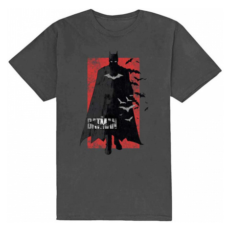 Batman tričko, The Batman Distressed Logo Grey, pánské RockOff