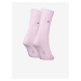 Sada dvou párů dámských ponožek ve světle růžové barvě Tommy Hilfiger Underwear