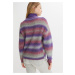 Bonprix RAINBOW příjemný svetr s podílem vlny Barva: Fialová, Mezinárodní