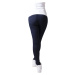 Ladies Stretch Biker Pants - dark denim