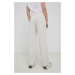 Kalhoty Marc O'Polo dámské, béžová barva, jednoduché, high waist