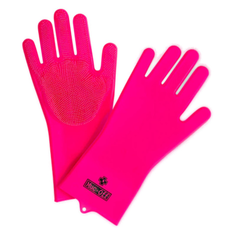 MUC-OFF-Deep Scruber Gloves Pink L Růžová