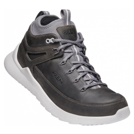 Keen Highland Sneaker Mid M Pánská kožená celoroční obuv 10007852KEN growler/white
