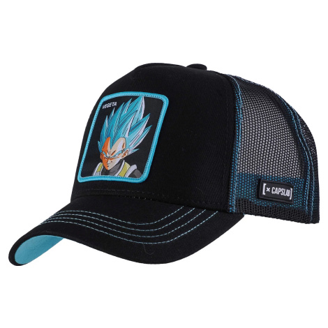 ČERNÁ PÁNSKÁ KŠILTOVKA CAPSLAB FREEGUN DRAGON BALL Z VEGETA CAP BASIC