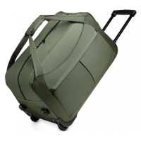 KONO cestovní taška na kolečkách s výsuvnou rukojetí - zelená - 55L