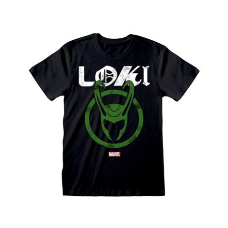 HEROES INC. Marvel Loki 2: Distressed Logo, pánské tričko, vel. XL